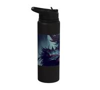 The Epic Fantasy Warrior a Hero Journey Through Magic Stainless Steel Insulated Water Bottle