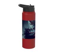 The Epic Fantasy Warrior a Hero Journey Through Magic Stainless Steel Insulated Water Bottle