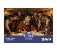 The Epic of The Trojan War Wooden Jigsaw Puzzle Waterproof 1000 Piece Puzzles for Adults Gifts Colourful Home Decoration