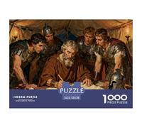 The Epic of The Trojan War Wooden Jigsaw Puzzle Waterproof 1000 Piece Puzzles for Adults Gifts Colourful Educational Games