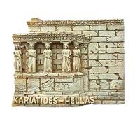 The Erechtheion Athens Greece Fridge Magnet Resin 3d City Trip Travel Souvenir Colleciton Sticker
