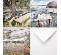 The Eric Ravilious Gardens Greetings Card Collection - 3 Cards & 3 White Envelopes. Printed on 300gm Invercote card stock. All materials are FSC approved.