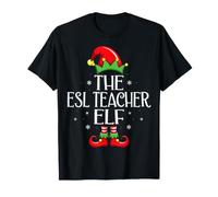 The ESL Teacher Elf - Christmas English Language Teaching T-Shirt
