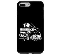 The Essence Of Caring Is Nursing - Caregiver RN Scrub Nurse Case for iPhone 7 Plus/8 Plus