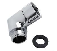 The Essential Accessory An adjustable brass elbow adapter designed to improve your handheld shower experience in any setting