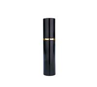 The Essential Atomizer Co. Quality Black Perfume Atomizer for Handbag, Pocket & Travel, 10ml. Refillable, includes funnel