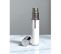 THE ESSENTIAL ATOMIZER COMPANY Vapora White 5ml easy fill perfume atomizer with silver fitting