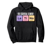 The Essential Element La Ti Na Periodic Table Chemistry Joke Pullover Hoodie