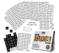 The Essential Kit of Word Magnets - Everything Needed for Fun Fridge Poetry - 797 Magnetic Words Compatible with Most Other Kits - Experience The Fun of Creative Word Play and Self Expression