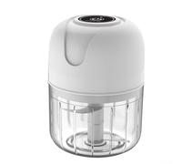 The Essential Kitchen Companion A 250ml Electric Garlic Chopper with Convenient USB Power Source (white)