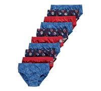 The Essentials Direct Boys Kids Pack of 10 Briefs Underpants Knickers Toddler Underwear Multiple Designs Age 2-10 Cotton Rich UK Ex Stores (UK, Age, 4 Years, 5 Years, Regular, Football (R&B))
