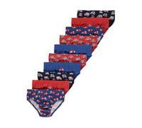The Essentials Direct Boys Pack of 10 Briefs Underpants Knickers Underwear Blue White Mix Age 2-10 Cotton Rich UK Ex Stores (UK, Age, 5 Years, 6 Years, Regular, Vehicle - Multi)