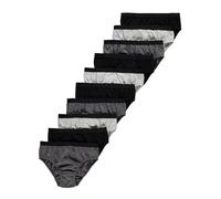 The Essentials Direct Boys Pack of 10 Briefs Underpants Knickers Underwear Blue White Mix Age 2-16 Cotton Rich UK Ex Stores (UK, Age, 10 Years, 11 Years, Regular, Mono Mix)