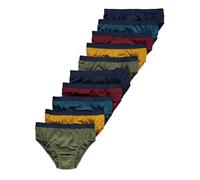 The Essentials Direct Boys Pack of 10 Briefs Underpants Knickers Underwear Blue White Mix Age 2-16 Cotton Rich UK Ex Stores (UK, Age, 12 Years, 13 Years, Regular, Solid Colour Mix)