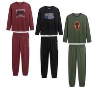 The Essentials Wardrobe 3PK Boys LS Long Pyjamas- Gaming Mode - 10-11 Yrs
