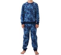 The Essentials Wardrobe Boys LS Pyjamas Set - Fake Cotton - Camo - 6/7 Years