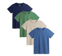 The Essentials Wardrobe Boys TEW 4 Pack T- Shirt - Mids - 10/11 Years