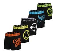 The Essentials Wardrobe Boys TEW 5 Pack Trunks - 8/9 YRS - Game Over