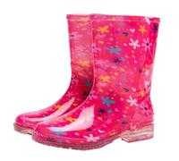 The Essentials Wardrobe Girls Welly Boots - Ditsy Floral - 13