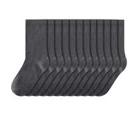 The Essentials Wardrobe Kids TEW 12 Pack Ankle Socks - UK 12.5-3.5/EU 31.5-36 - Grey