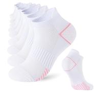 The Essentials Wardrobe Ladies Socks 10 Pack Trainer Liner Socks Heel Tab Breathable Arch Support Cushioned Heel & Toe Hiking Sports Women Socks Size 4-8