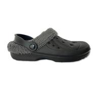 The Essentials Wardrobe Ladies TEW Fleece Lined Clogs - Black - 6