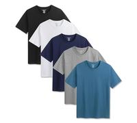 The Essentials Wardrobe Mens TEW 5 Pack T- Shirt - Classic - X Large