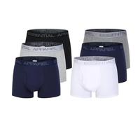 The Essentials Wardrobe Mens TEW 6 Pack Mens Boxer - 4X Large - Assorted