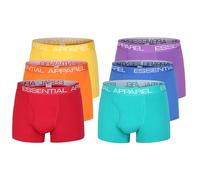 The Essentials Wardrobe Mens TEW 6 Pack Mens Boxer - Large - Brights Pack