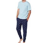 The Essentials Wardrobe Mens TEW Long Pyjamas - Short Sleeves - Bike - 3X Large