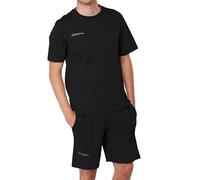 The Essentials Wardrobe Mens TEW Shorty Pyjamas - Black - Medium