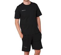 The Essentials Wardrobe Mens TEW Shorty Pyjamas - Black - XX Large