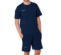 The Essentials Wardrobe Mens TEW Shorty Pyjamas - Navy - 3X Large
