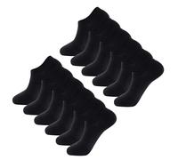 The Essentials Wardrobe Unisex 6/12 Pairs Low Cut No Show Trainer Liners Socks Combed Cotton Mens Ladies Socks Elastane Stretch