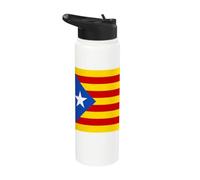 The Estelada Flag - L'Estelada Blava Flag Stainless Steel Insulated Water Bottle