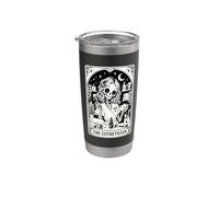 The Esthetitian Tarot Card Skelleton Beautician Halloween Stainless Steel Insulated Tumbler