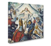 The Eternal Feminine by Paul Cezanne Canvas Print | Gallery Wrapped 30mm Frame Wall Art | 14x14 inches | Ready to Hang | Modern Picture | Living Room Bedroom Lounge Office