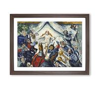 The Eternal Feminine By Paul Cezanne Classic Painting Framed Print | A3 Walnut Framed Wall Art | Ready to Hang | Classic Historical Picture | Living Room Bedroom Lounge Office