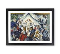 The Eternal Feminine By Paul Cezanne Classic Painting Framed Print | A4 Black Framed Wall Art | Ready to Hang | Classic Historical Picture | Living Room Bedroom Lounge Office