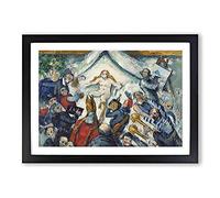 The Eternal Feminine by Paul Cezanne Framed Print | A2 Black Framed Wall Art | Ready to Hang | Modern Historical Picture | Living Room Bedroom Lounge Office