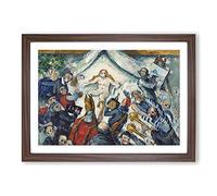 The Eternal Feminine by Paul Cezanne Framed Print | A2 Walnut Framed Wall Art | Ready to Hang | Modern Historical Picture | Living Room Bedroom Lounge Office