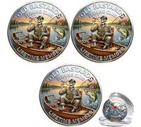 The Eternal Fisherman’s Challenge Coin,(3PCS)