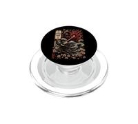The Eternal Hunt Samurai Japanese Art Design PopSockets PopGrip for MagSafe