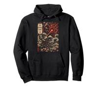 The Eternal Hunt Samurai Japanese Art Design Pullover Hoodie