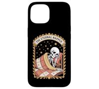 The Eternal Napper Cozy Skeleton Sleep Under Stars Case for iPhone 15