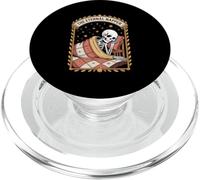 The Eternal Napper Cozy Skeleton Sleep Under Stars PopSockets PopGrip for MagSafe
