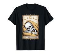 The Eternal Napper Gothic Skeleton Moon Sleep T-Shirt