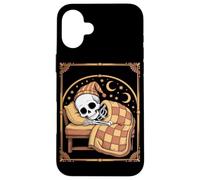 The Eternal Napper Skeleton Sleepy Night Humor Case for iPhone 16 Plus