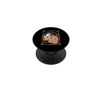 The Eternal Napper Skeleton Sleepy Night Humor PopSockets Adhesive PopGrip