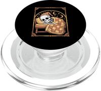 The Eternal Napper Skeleton Sleepy Night Humor PopSockets PopGrip for MagSafe